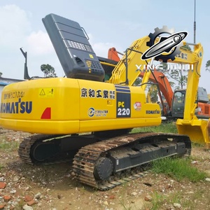Excavatrice d'occasion Komatsu 220-8, marque japonaise d'origine, 22 tonnes, sur chenilles en caoutchouc, grande taille, modèle 2023, godet de 1,1 m - Product Image 3
