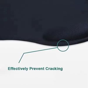 Wholesale Ergonomic Wrist Rest Gaming Pad Custom Logo Promo Business Gift Gel <b>Silicone</b> Memory Foam Mouse Pads - Product Image 4