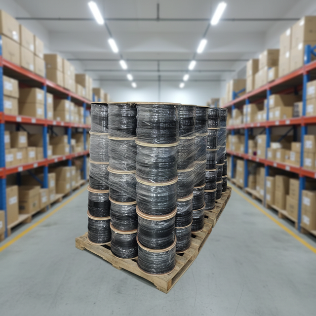 Fiber Optic Equipment GJYXCH Drop Cable FRP KFRP Steel Messenger Indoor Outdoor Optical Fiber Cable Strategic Sourcing