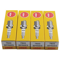 Bougies d'allumage Nickel NGK BPR6ES 7822 12121258159 pour SAIC-GM-Wuling Spark,Chevrolet Sail,Brilliance Jinbei Granse Auto Plug