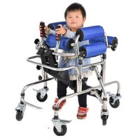 Déambulateur anti-renversement en acier inoxydable de haute qualité pour enfants handicapés, hémiplégie, avec certification CE