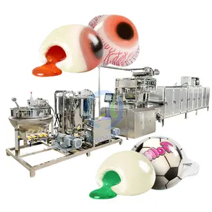 Vacuum Production Bonbon Small Sweet Round Hard Ball Soft Candy Pour Machine of Gummy Bear