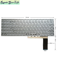 Clavier brésilien pour MB3302001 PRIDE+K3694 PRIDE-K4592 XS330-4 XM330M MB3302002 PRIDE-K4211 AVITA SATUS S102 NE15A1 UB220