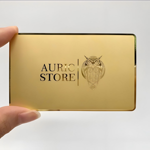 Biglietti da visita personalizzati all'ingrosso della fabbrica Festival regalo personalizzato in metallo in acciaio inossidabile oro biglietto da visita in metallo - Product Image 6