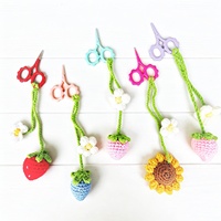 En stock Ciseaux de couture floraux brodés tournesol, coupe-fil personnalisé, super ciseaux de couture pour broderie et artisanat DIY