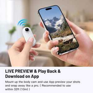 Умная мини-камера для экшн-съемки Smart Thumb CMOS 4K с водонепроницаемым корпусом, прочная, регулируемая, простая в использовании - Product Image 3