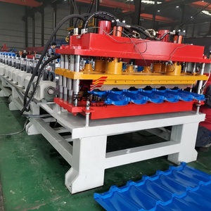 알루미늄 지붕 시트 롤 성형 기계 타이 공장 판매 금속 골판지 시트 - Product Image 2