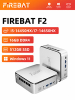 Firebat Brand New F2 Model Intel I7-14650HX 16GB+512GB Mini PC Portabel Sistem Win11 untuk Penggunaan di Rumah dan Kantor Mini PC
