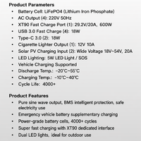 Fabrika Fiyatlı Taşınabilir Güç İstasyonu 2500W-6500W Yüksek Güçlü Açık Hava Kampı Büyük Kapasiteli Güneş Enerjili Jeneratör Batarya LiFePO4 4000+