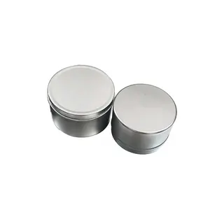 Recipientes de lata de aroma vazio de 250ml, latas de lata de velas de alta qualidade de 4oz 8oz para vela