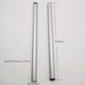 <span class=keywords><strong>Tube</strong></span> en <span class=keywords><strong>aluminium</strong></span> de 430 <span class=keywords><strong>mm</strong></span> anodisé argent pour <span class=keywords><strong>tube</strong></span> <span class=keywords><strong>rond</strong></span> de jambe de chaise pour l'usine de Chine - Product Image 3