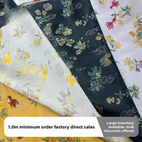 Nouveaux manteaux en tissu jacquard brodé à motif double poisson de style chinois, cheongsams, Hanfu, satin Song, 100% polyester