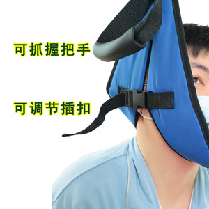 Cinturón de tracción cervical Yuqilin, color azul real, estirador cervical manual para uso en el hogar y al aire libre - Product Image 2