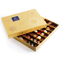 Fabricant de boîtes de chocolat de luxe en gros, emballage cadeau personnalisé en papier kraft de qualité alimentaire, boîte de chocolat