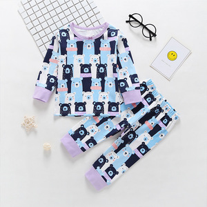 Fournisseur chinois, achat en ligne en gros, vêtements de boutique pour enfants, ensemble de sous-vêtements à manches longues à motifs de dessins animés pour bébé - Product Image 1