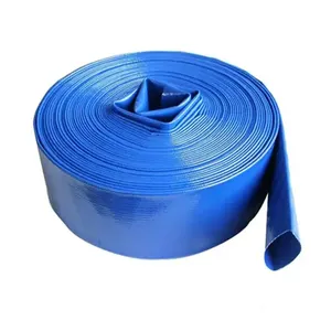 Pompe de vidange d'eau Agriculture Iggigation 100 Ft Large 20 Inch Thin Wall Pvc Layflat Hose