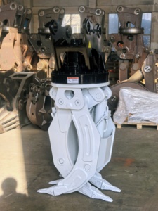 Pinces de construction en gros de qualité fiable accessoires de foresterie d'excavatrice-noyau de pinces <span class=keywords><strong>à</strong></span> bûches hydrauliques rotatives <span class=keywords><strong>à</strong></span> bois - Product Image 5
