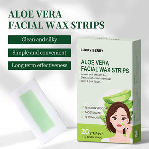 Bandas Depilatorias de Papel de Aloe Vera y Rosa de Alta Calidad, Rápidas y Eficaces, <span class=keywords><strong>para</strong></span> Depilación Facial, Labios y Cejas de Hombres y Mujeres - Product Image 2