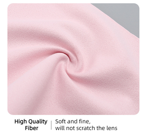 Aangepaste Anti-Fog Microfiber Lens Bril Reinigingsdoekje Bril Bril Motorhelm Cameralens