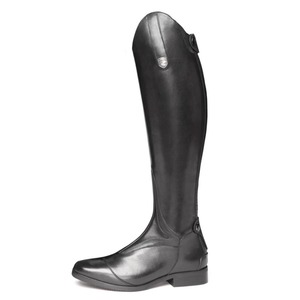 <span class=keywords><strong>Botas</strong></span> de equitación altas de cuero de grano completo premium OEM ODM con cremallera lateral para <span class=keywords><strong>mujer</strong></span>, estilo <span class=keywords><strong>cowboy</strong></span> - Product Image 3