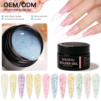 Fleurs séchées sans HEMA pour gel à ongles, véganes, certifiées CPSR, conception de logo gratuite, fournitures pour ongles, usage professionnel