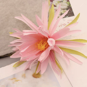 Flor Artificial de Epiphyllum de 21 cm de Diámetro, Accesorios Florales Artificiales para Decoración de Bodas, Hogar y Arreglos de Pared - Product Image 3