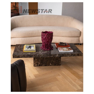 Natural Oval <strong>Round</strong> Stone Coffee <strong>Tables</strong> Custom Hotel Simple Reception Desk Luxury Home Travertine Marble <strong>Dining</strong> <strong>Table</strong> - Product Image 1