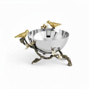 Nouvel arrivage de bol à noix de tourtereaux en acier inoxydable dernier cri avec supports floraux Vaisselle et vaisselle à vendre - Product Image 1