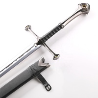 132cm Der Herr der Ringe Lotr Narsil 440ss Cosplay Replik Aragorn Anduril Echtes Schwert in Originalgröße