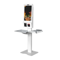 Kiosque de paiement libre-service 21,5 pouces avec système d'exploitation Android/Windows, machine de kiosque pour hôtel, supermarché, point de vente, distributeur automatique