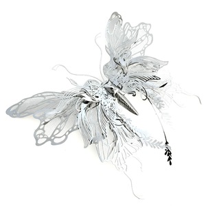 प्रकृति से प्रेरित 3 डी धातु तितली विंग एनाटॉमी मॉडल किट के साथ 51 ~ 100 टुकड़े परिशुद्धता मूर्तिकला - Product Image 2