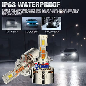 IKAS Usine Haute Puissance 400W 66000LM Led Phare Ampoule Haut Bas Faisceau H4 Led Phare 6500K H1 H11 9005 9006 9012 Led H4 Ampoules - Product Image 3