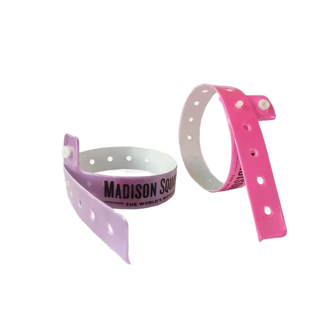 Events Party Supplier Factory Selling Cheap Vinyl Bracelet Comfortable Soft PVC Plastic Wristband