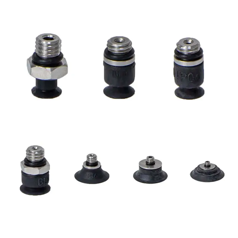 Factory customized flat suction cup series  vacuum accessories black suction cup flat suction cup