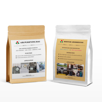 Le fabricant a développé un ensemble cadeau de déshumidification de quatre pièces Sac de déshumidificateur Sac de purification de charbon de bambou Gel de silice