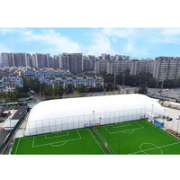 Dôme sportif gonflable de grande taille, construction en membrane PVC/PVDF haute résistance, installation facile, plage de taille 400m2-30000m2, 20-30