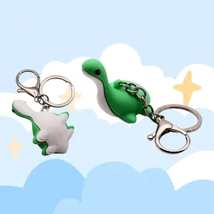 New Product Custom Promotional Gifts Children Cartoon Animal Logo 2d Key Chain Soft Keyring 3d Rubber Pvc Keychain