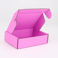 Caja de Envío Impresa al por Mayor, Microcorrugada E-flute, Servicio de Muestras Rápido, Alta Calidad a Bajo Precio para Empaque de Cosméticos y Regalos
