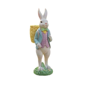 Promotion : Pot de fleurs extérieur en forme de lapin, décorations de Noël, statues de lapins pour plantes, jardinières en forme d'animaux - Product Image 1