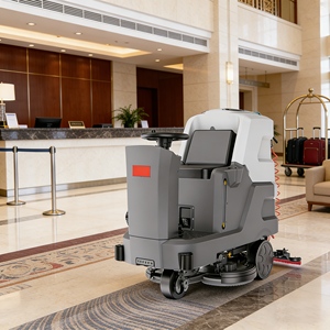 Nettoyeur <span class=keywords><strong>de</strong></span> sols industriel autoporté CleanHorse X8, nouvelle génération, faible bruit, pour le <span class=keywords><strong>nettoyage</strong></span> des interstices, avec pistolet à eau, idéal pour les couloirs d'hôpitaux - Product Image 2