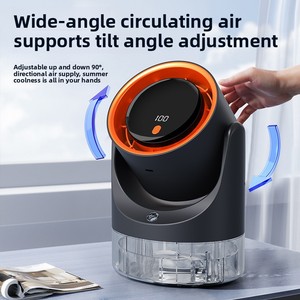 Cross-border New Desktop USB Humidifying Spray Fan With <b>Timer</b> 100-speed Settings Low Noise 36-45 DBA for Offices and Homes Usb F - Product Image 4