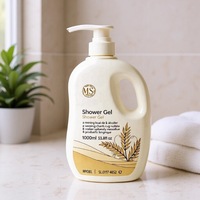 Bouteille de gel douche en HDPE de 1000 ml, grande capacité, bouteille en plastique moulée par soufflage, fabricants de bouteilles d'emballage pour produits de lavage