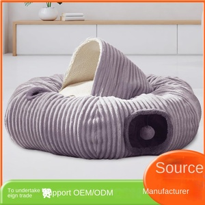 Ouvert Pliable Pet Shell Nid Confortable De Protection Chat <span class=keywords><strong>Tunnel</strong></span> pour Petits Animaux et Chiens Carton Emballage - Product Image 2