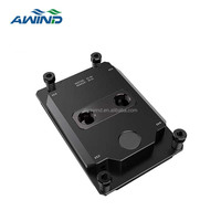 Bloque de Refrigeración por Agua de Aluminio para GPU Bykski de 130x80, Bloque de Agua Dual Byksie para RTX 4070, Bloque de Cobre de 80 mm x 120 mm, Enfriador de Agua de 400 Vatios
