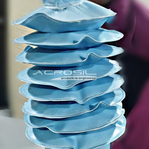 Cubierta acordeón flexible de fuelle de tela de PVC para máquinas CNC y equipos industriales - Product Image 1