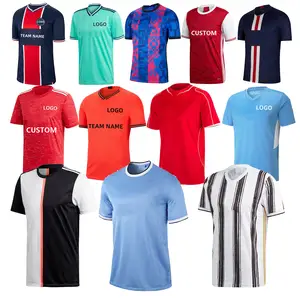 Luson Nieuwe Gesublimeerde Voetbalshirts Europese Voetbalshirt Junior Uniform Ontwerpen Mannen Voetbal Voetbalkleding