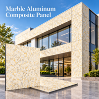 Panneau composite en aluminium marbré revêtu de PE de 3 mm, 4x8 pieds, veine verte, pour panneaux muraux de salle de bain