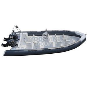 Высокопроизводительная надувная лодка RIB из алюминия с гипалоновыми трубками Orca, 800 см, для патрулирования прибрежных зон, патрулирования границ и экскурсий по портам - Product Image 1