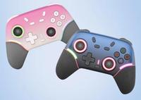 Controlador inalámbrico con función de vibración de doble motor para Smart TV Tablet PC Switch Android BT Gamepad