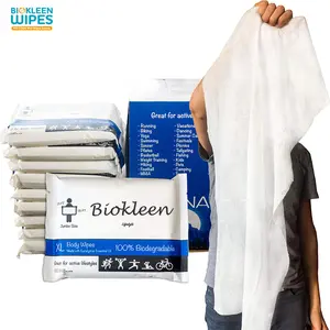 Bio kleen 15 Individuell verpackte Beutel Persönliche Hygiene dusche XL Body Cleansing Wet Wipes für Frauen und Männer